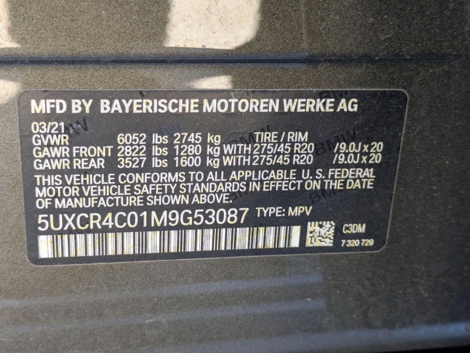 2021 BMW X5 sDrive40i Sports Activity Vehicle