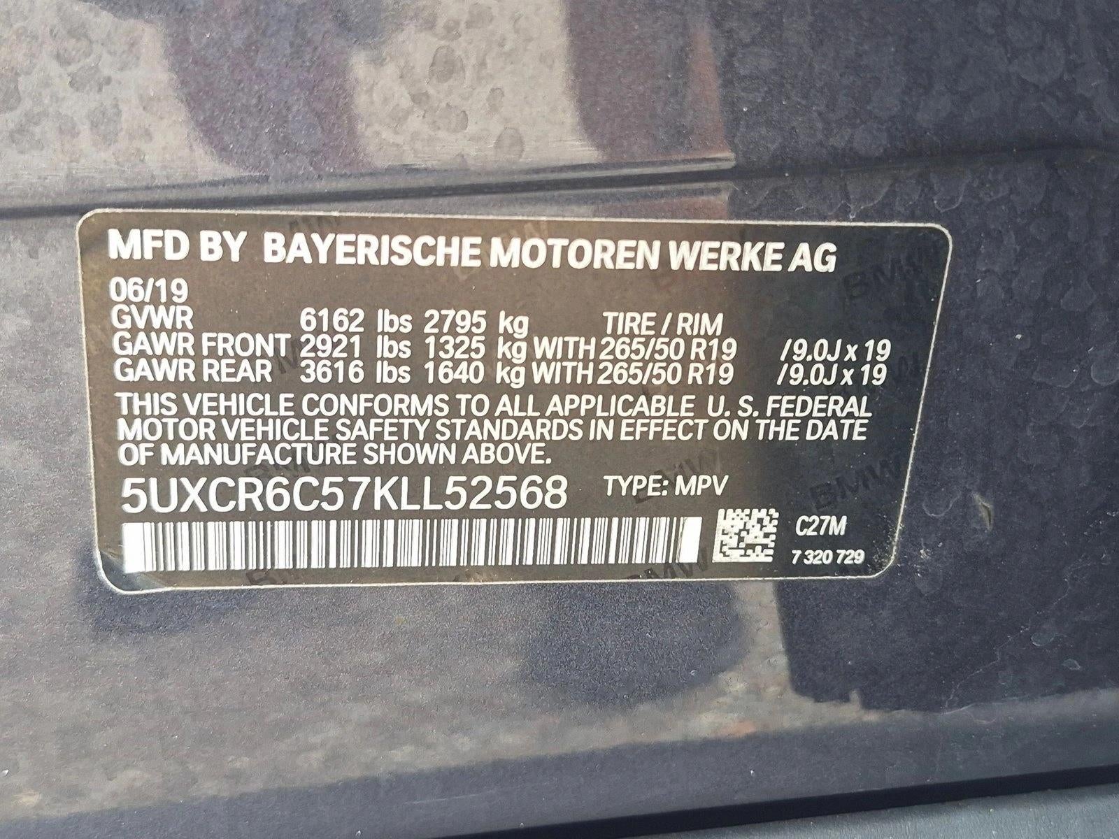 2019 BMW X5 xDrive40i Sports Activity Vehicle