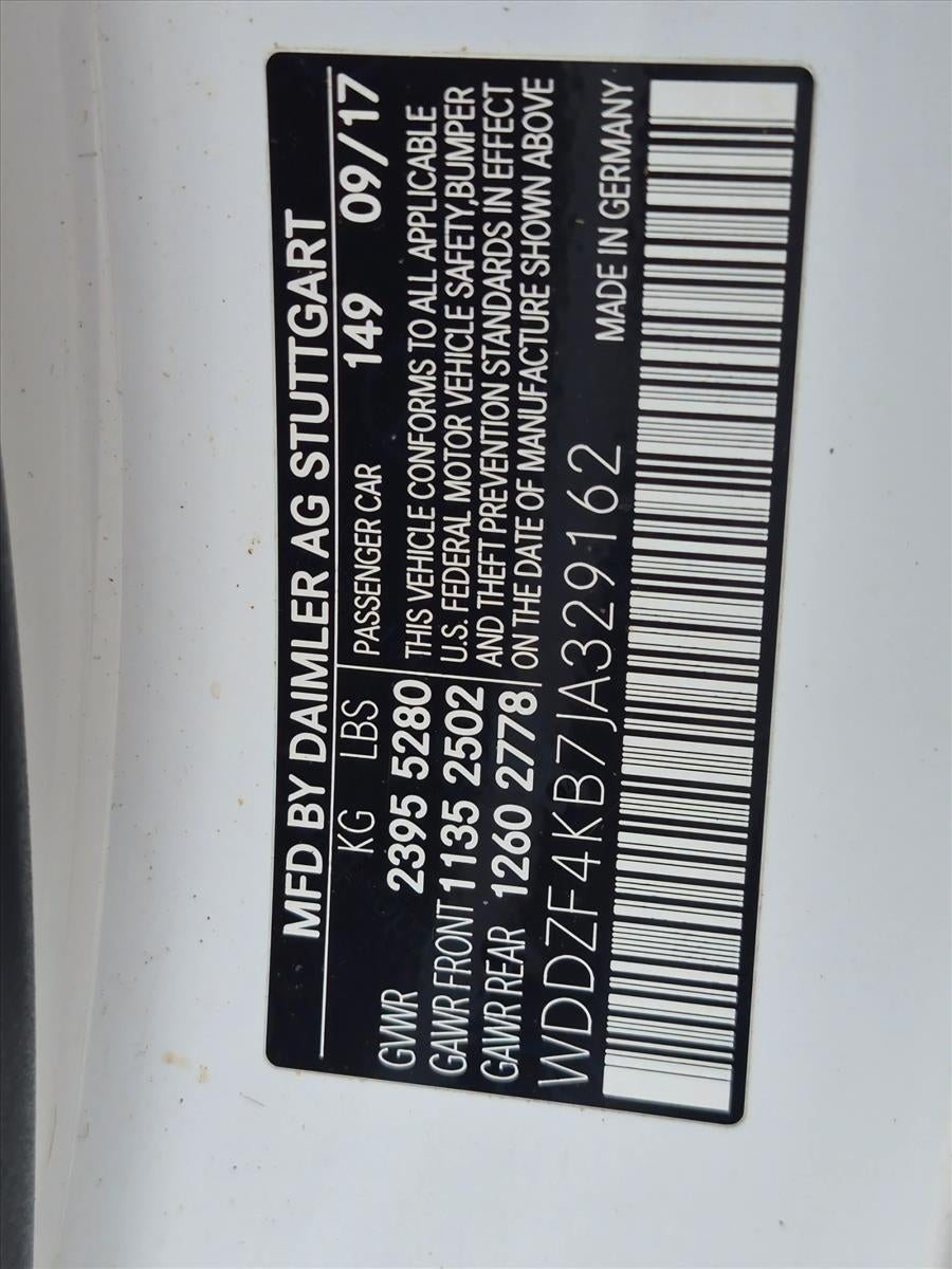2018 Mercedes-Benz E-Class E 300 4MATIC® Sedan