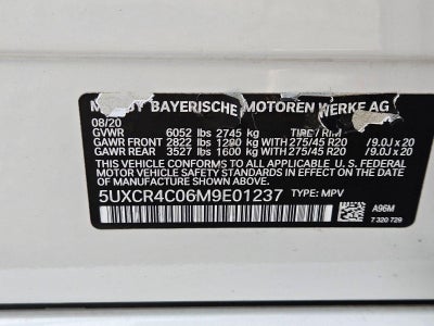 2021 BMW X5 sDrive40i Sports Activity Vehicle