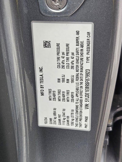 2025 Tesla Model 3 Long Range AWD