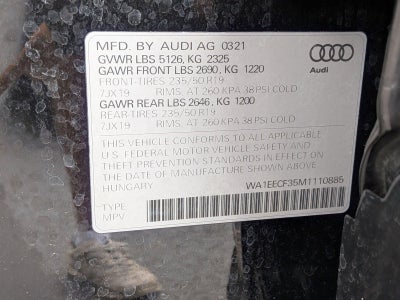 2021 Audi Q3 S line Premium Plus 45 TFSI quattro