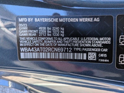2024 BMW 430i xDrive Convertible