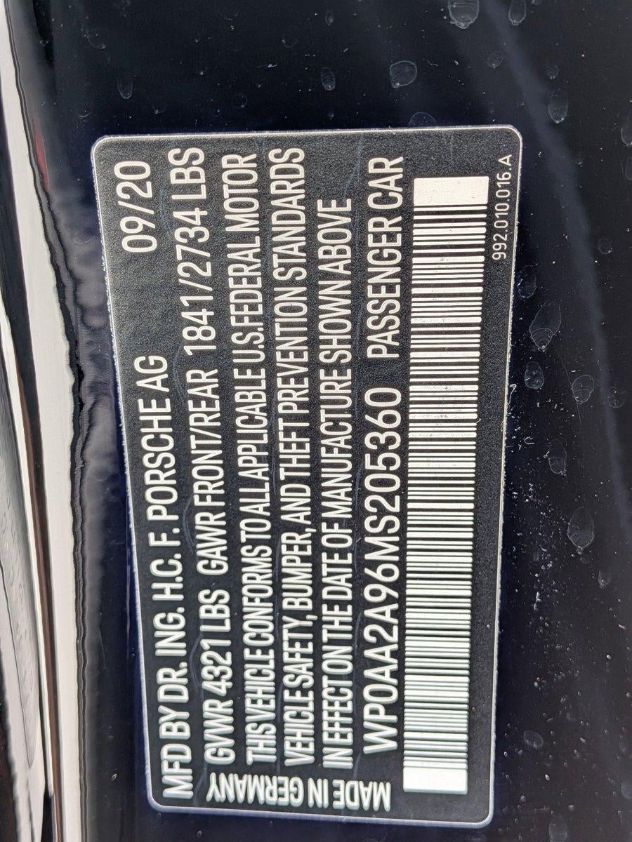 2021 Porsche 911 Carrera Coupe