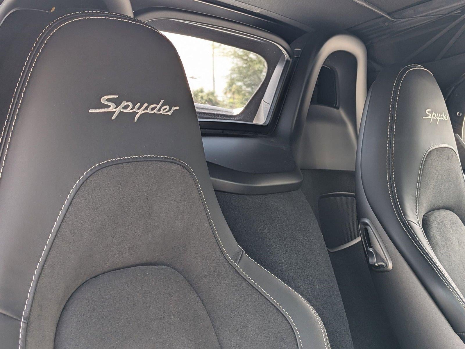 2023 Porsche 718 Spyder Roadster