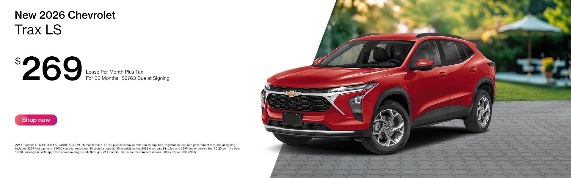 New Chevrolet Trax Lease Offer